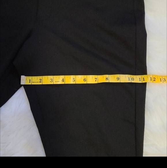 Vera Wang classic Black Mid-Rise slimming stretch fit skinny dress pants 0X - Picture 8 of 16